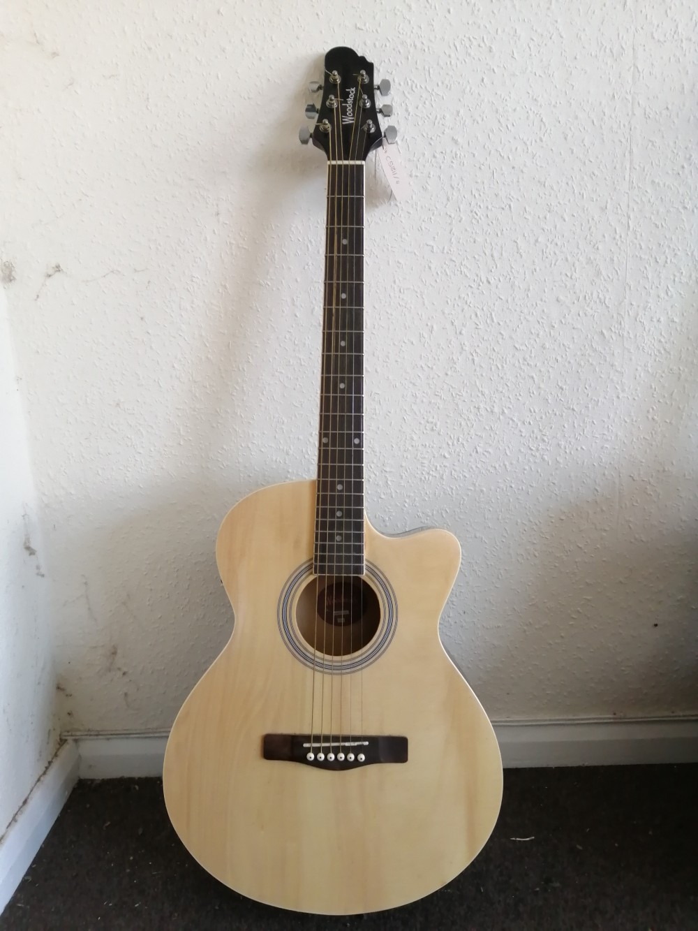 A Woodstock electro acoustic guitar